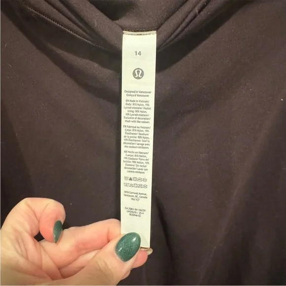 Lululemon Align High-Rise Jogger Regular 
Sequoia Dark Brown Size 14 Women’s - Picture 4 of 11